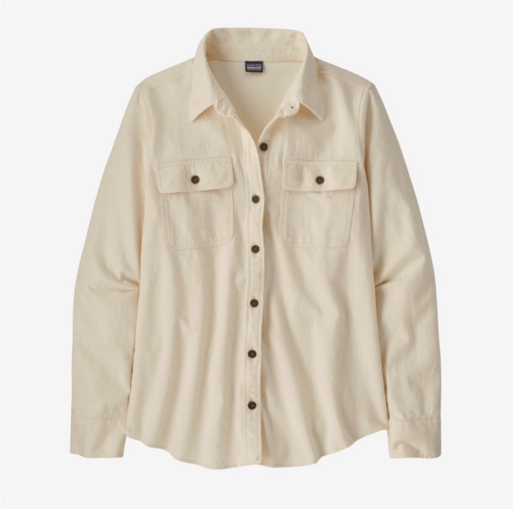 Long-Sleeved Organic Cotton Midweight Fjord Flannel Shirt